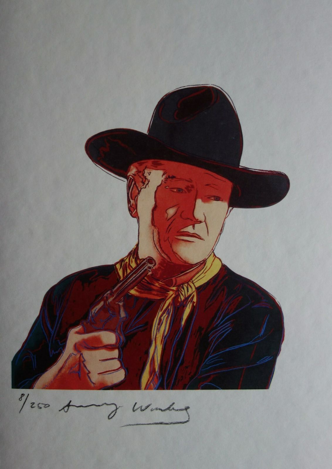 Fine Pop Art Limited Edition Print   Western Cowboys, Andy Warhol, Signed & Numbered