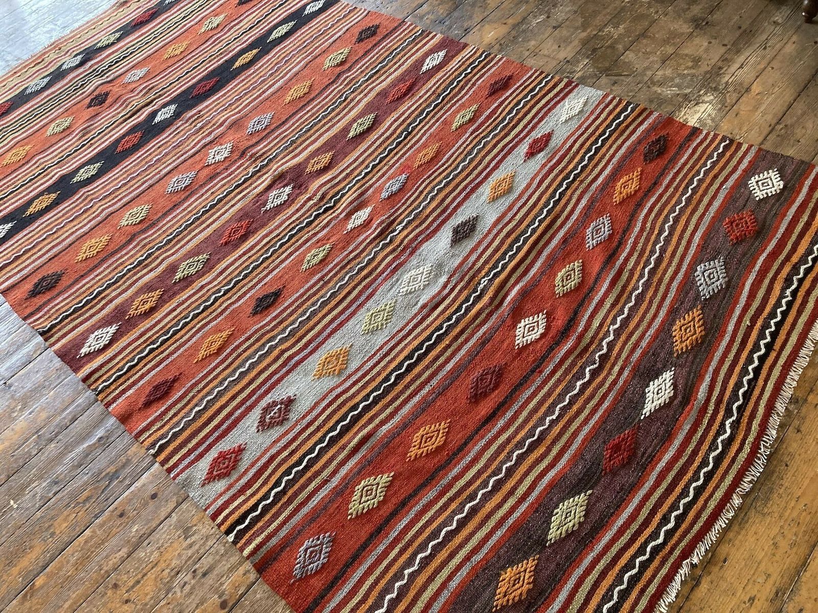 Vintage Anatolian Kilim 2.95m X 1.64m photo vinterior