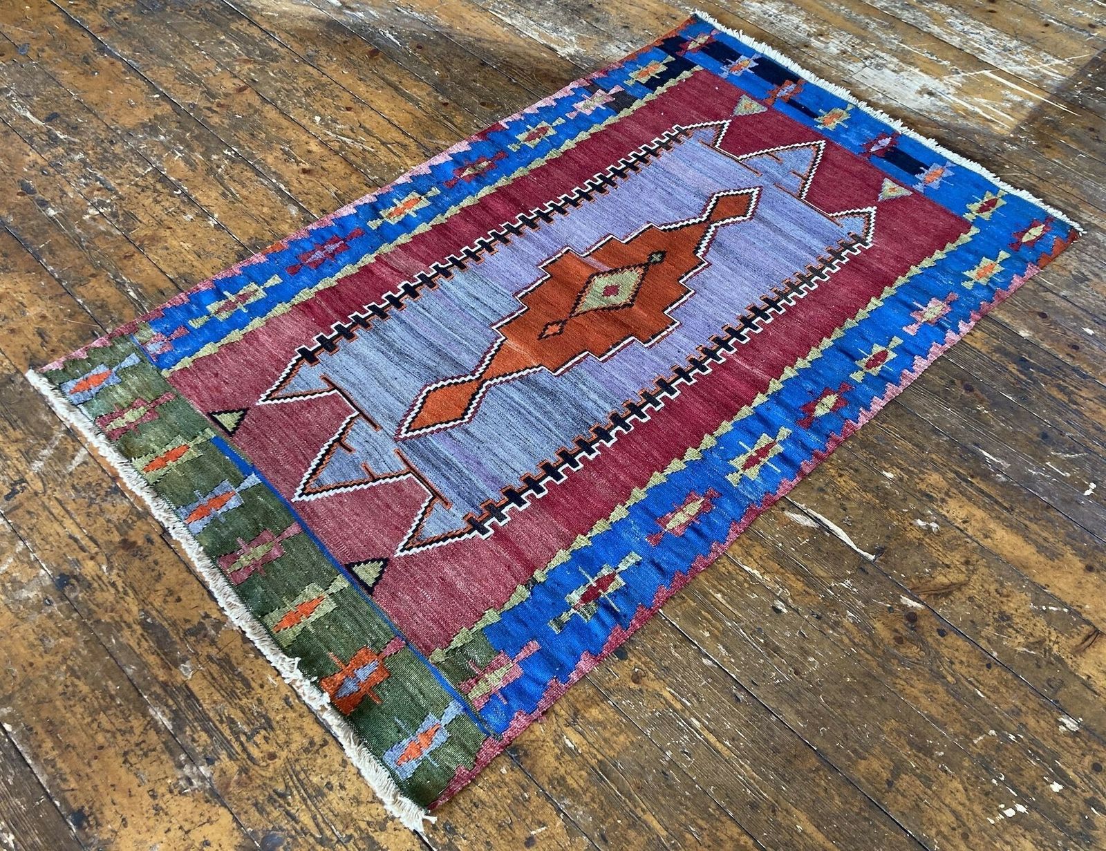 Vintage Anatolian Kilim 1.47m X 0.91m photo 440.0