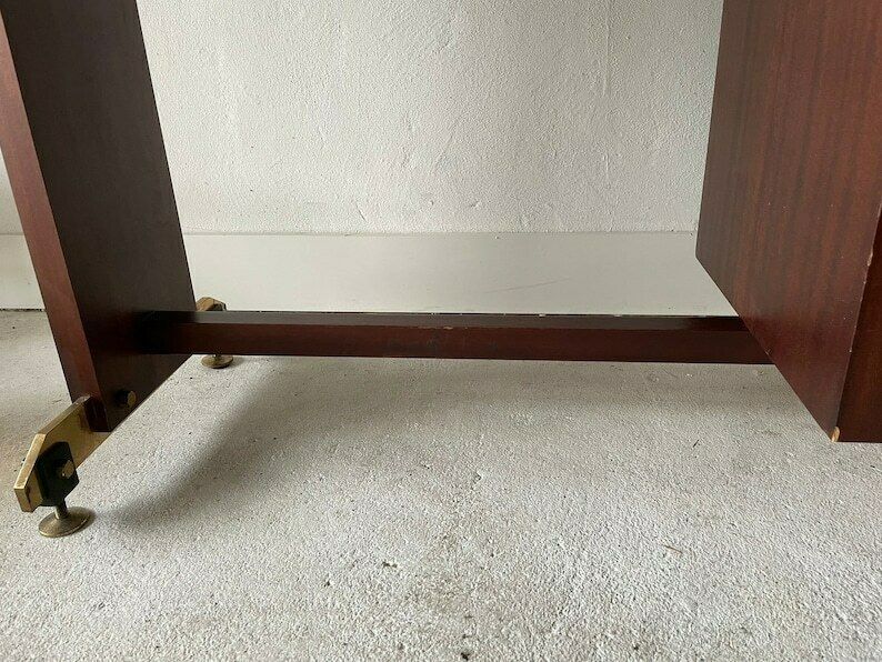 photo for sale Mid Century Modern Italian Desk With 5 Drawers, 1960s, Italy