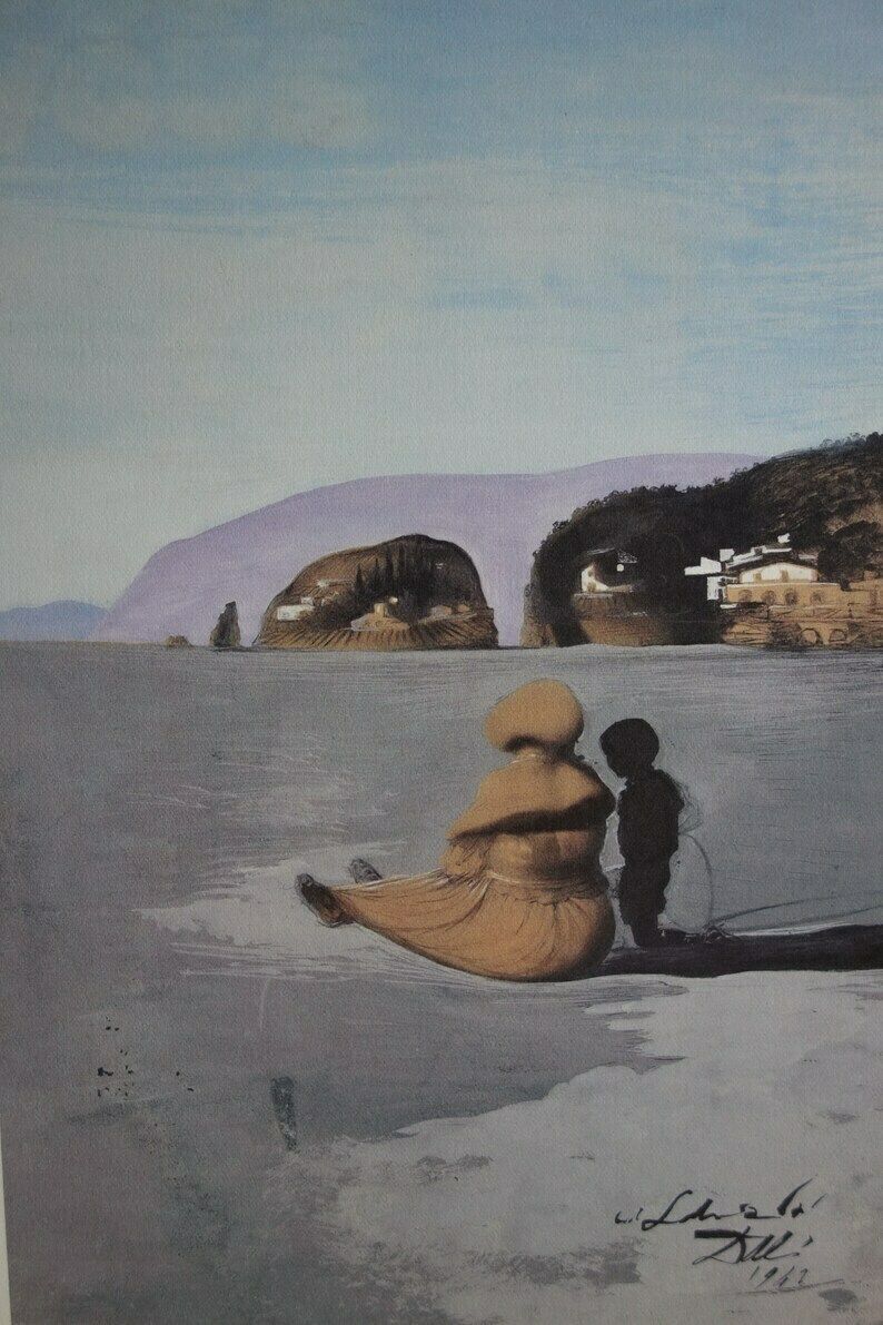 Fine Surrealist Limited Edition Print, Salvador Dali, Signed & Numbered In Pencil photo for sale