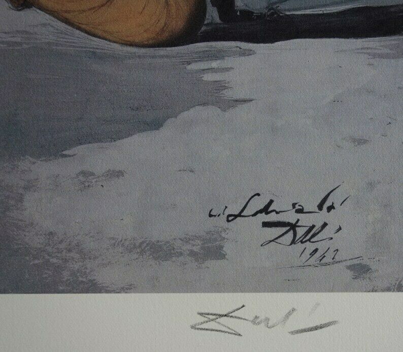 Fine Surrealist Limited Edition Print, Salvador Dali, Signed & Numbered In Pencil photo Art