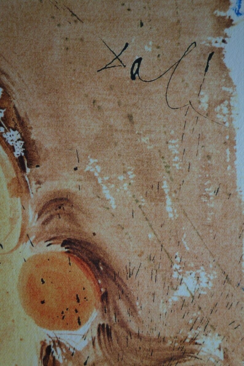 Fine Surrealist Limited Edition Print, Woman, Salvador Dali, Signed & Numbered In Pencil photo for sale