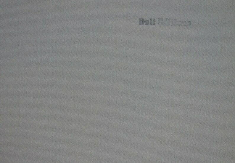 Fine Surrealist Limited Edition Print, Horse Rider, Salvador Dali, Signed & Numbered In Pencil photo vinterior