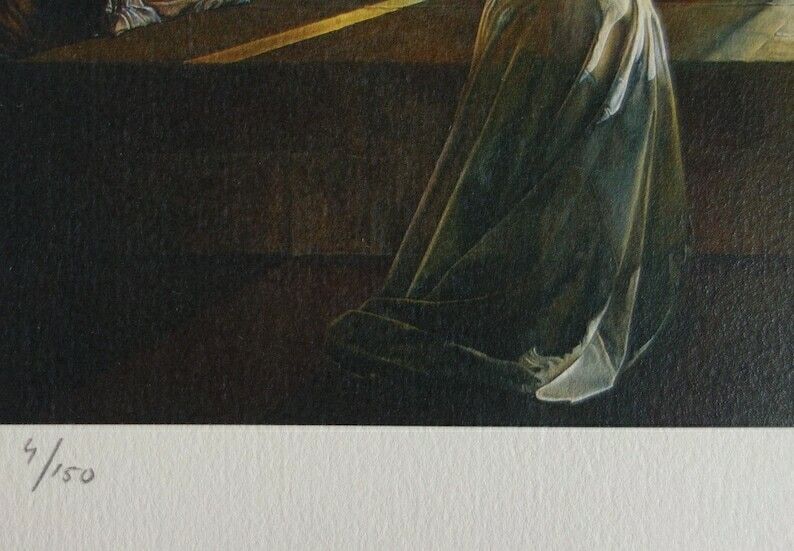 Fine Surrealist Limited Edition Print, Last Supper, Salvador Dali, Signed & Numbered In Pencil photo 208.0