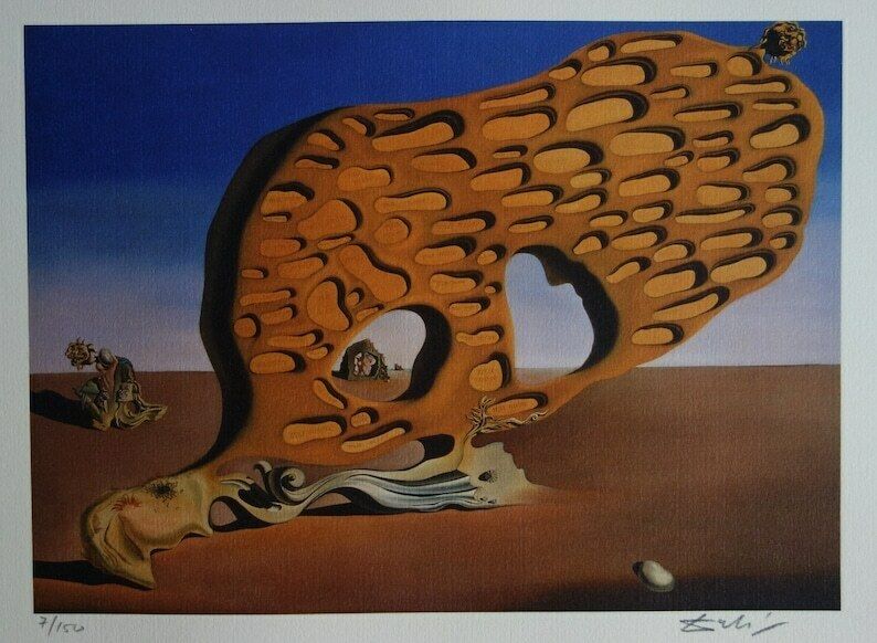 Fine Surrealist Limited Edition Print, Salvador Dali, Signed & Numbered In Pencil