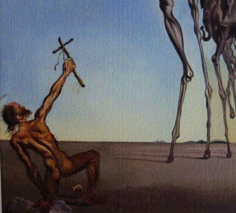Fine Surrealist Limited Edition Print, Salvador Dali, Signed & Numbered In Pencil photo 285.0