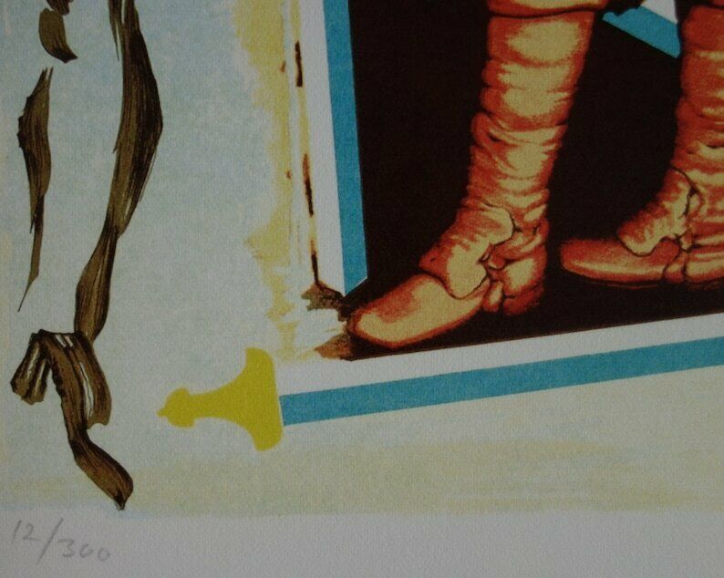 Fine Surrealist Limited Edition Print, Salvador Dali, Signed & Numbered In Pencil photo vinterior