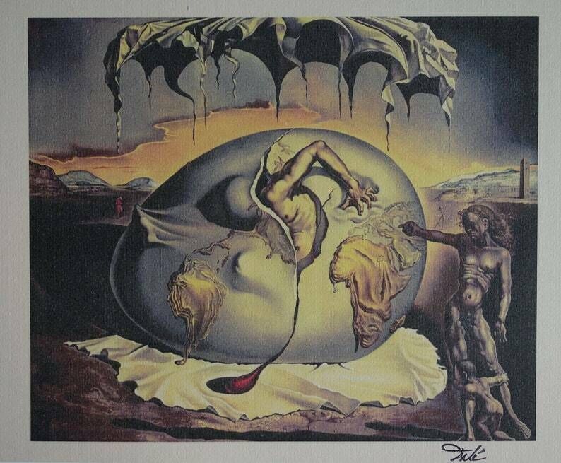 Fine Surrealist Edition Print, Salvador Dali, Signed & Stamped