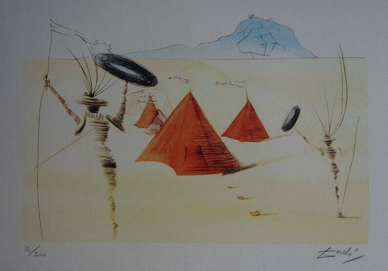 Fine Surrealist Limited Edition Print, Salvador Dali, Signed & Numbered In Pencil