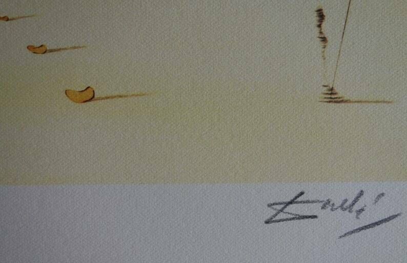 Fine Surrealist Limited Edition Print, Salvador Dali, Signed & Numbered In Pencil photo 196.0