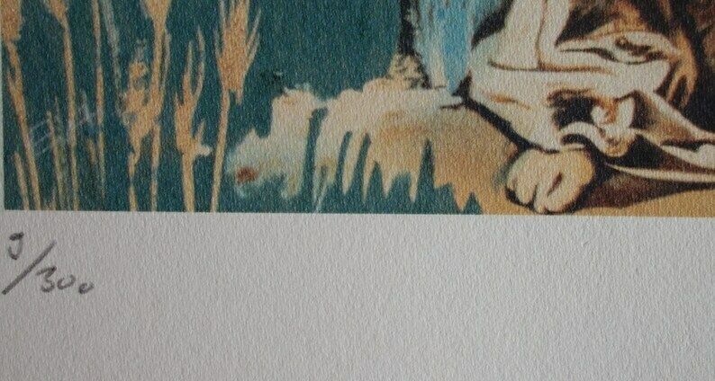 Fine Surrealist Limited Edition Print, Salvador Dali, Signed & Numbered In Pencil photo 165.0