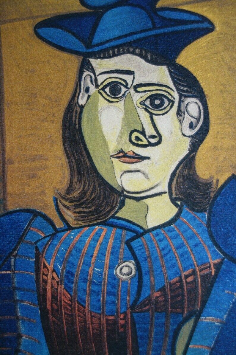 Fine Cubist Limited Edition Print   Portrait Of A Woman, Pablo Picasso, Signed & Hand Numbered photo for sale