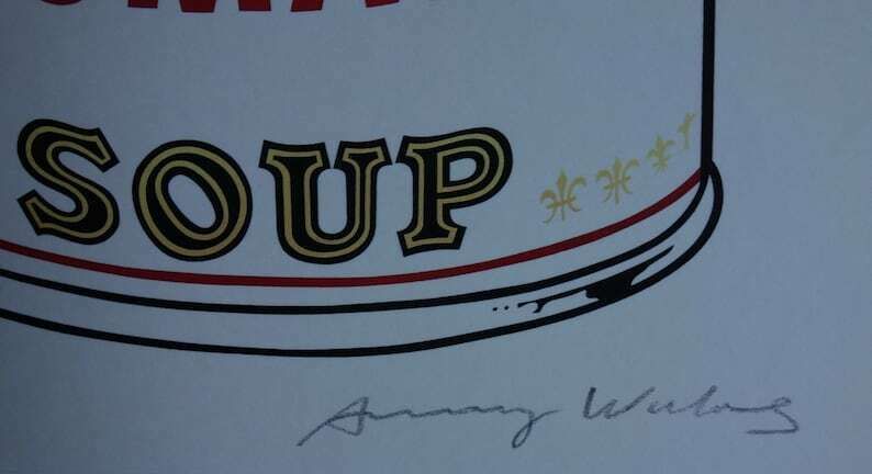 Fine Pop Art Limited Edition Print – Campbell’s Soup Can, Andy Warhol, Hand Signed & Numbered, With Estate Stamp photo 323.0
