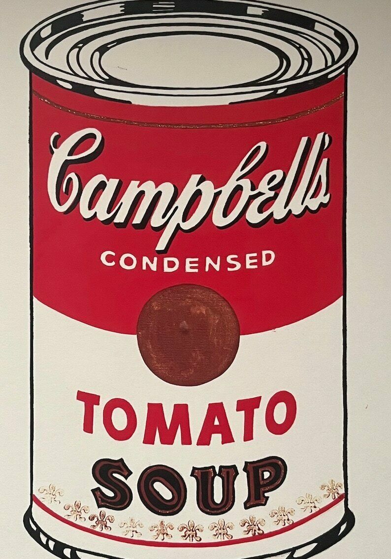 Fine Pop Art Limited Edition Print – Campbell’s Soup Can, Andy Warhol, Hand Signed & Numbered, With Estate Stamp photo for sale