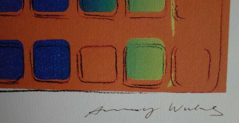 Fine Pop Art Limited Edition Print   Illustration   Watercolor Kit, Andy Warhol, Signed Trial Proof photo Art