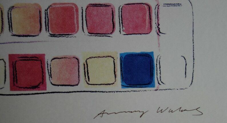 Fine Pop Art Limited Edition Print   Illustration   Watercolors, Andy Warhol, Signed & Numbered photo Art