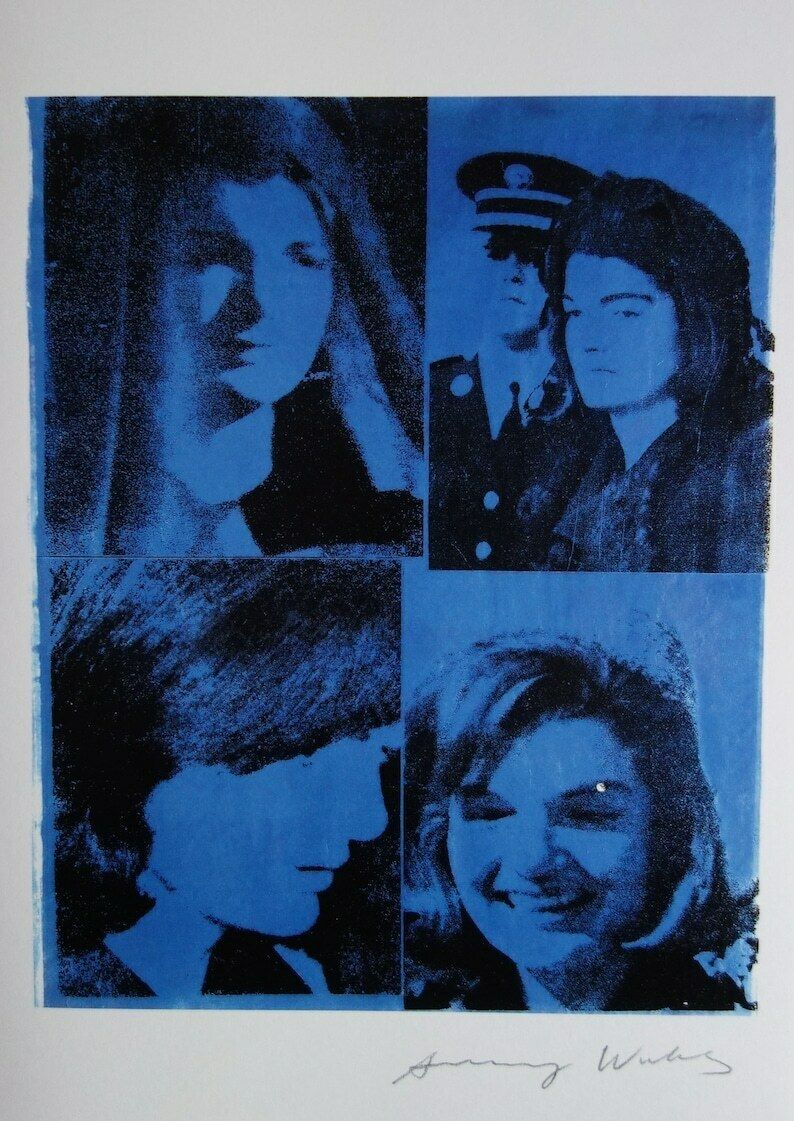 Fine Pop Art Limited Edition Print – Jackie Kennedy, Andy Warhol, Signed Trial Proof