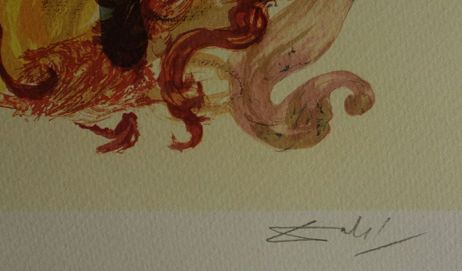 Fine Surrealist Limited Edition Print, Self Portrait, Salvador Dali, Signed & Numbered In Pencil photo for sale