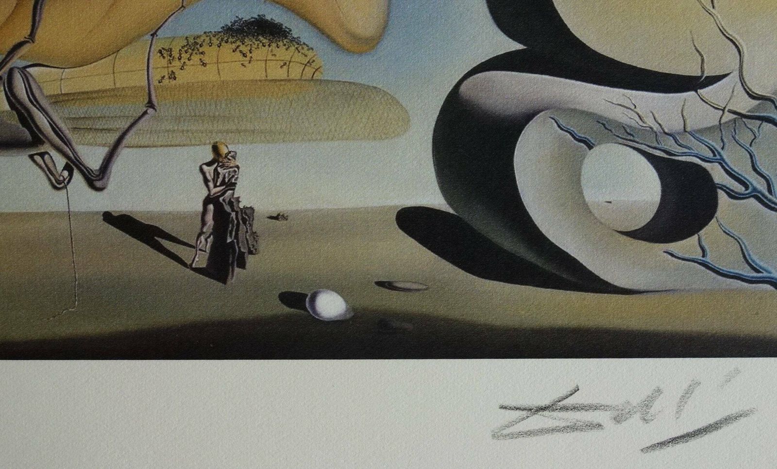 Fine Surrealist Limited Edition Print, Salvador Dali, Signed & Numbered In Pencil photo Art