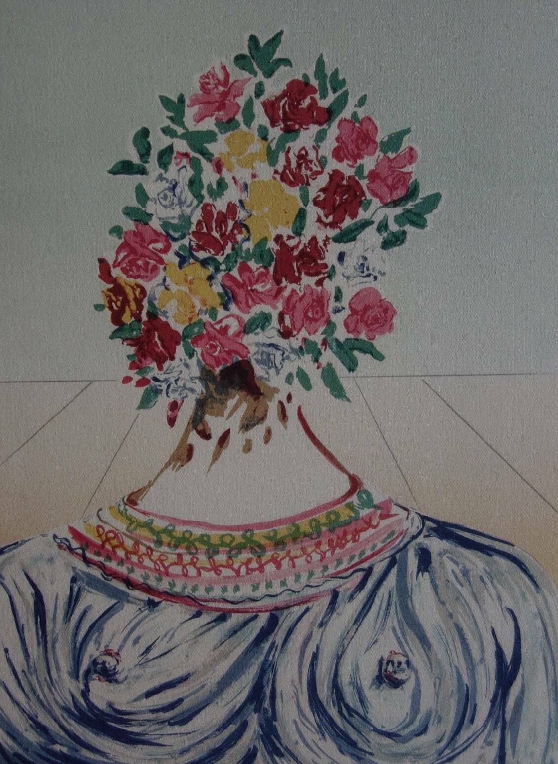 Fine Surrealist Limited Edition Print, Salvador Dali, Signed & Numbered In Pencil photo for sale