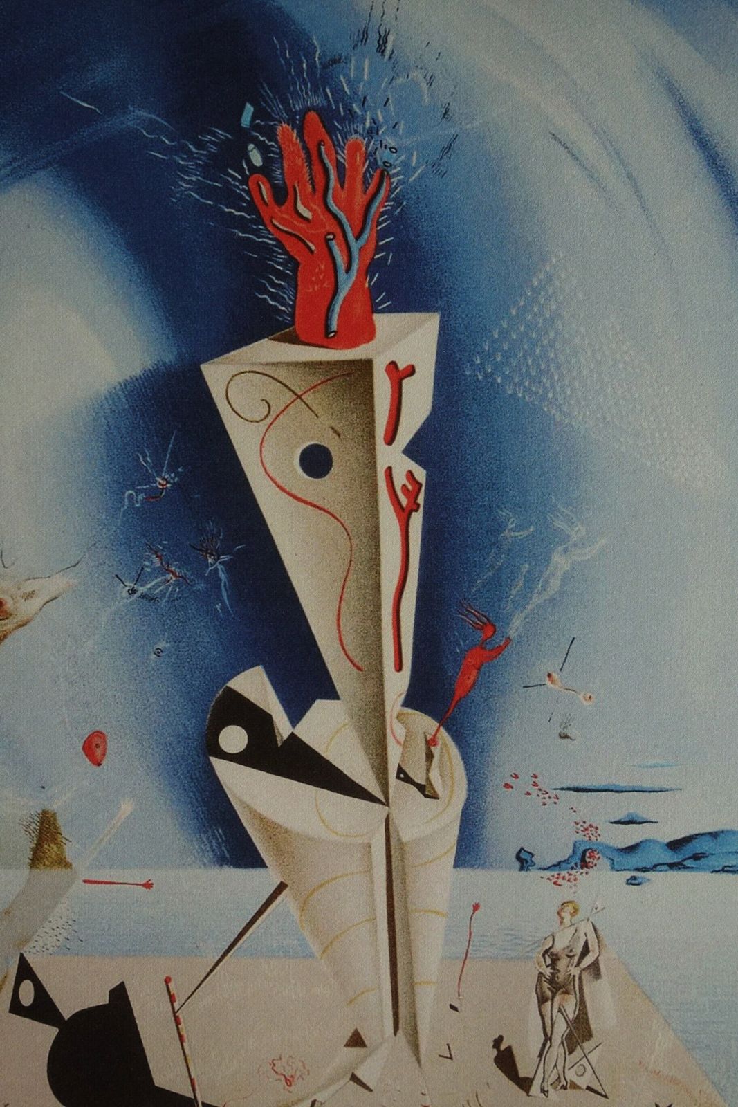 Fine Surrealist Limited Edition Print, Salvador Dali, Signed & Numbered In Pencil photo furniture