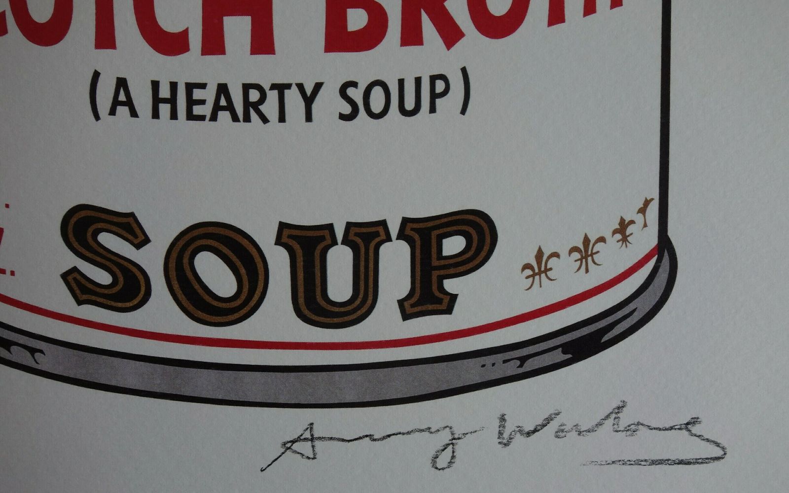 Fine Pop Art Limited Edition Print – Campbell’s Soup Can, Andy Warhol, Signed & Numbered, With Estate Stamp photo for sale