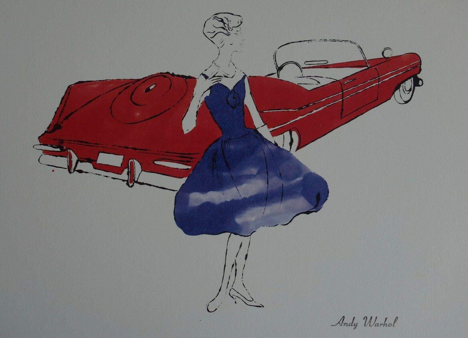 Fine Pop Art Limited Edition Print   Illustration   Woman, Andy Warhol, Signed & Numbered