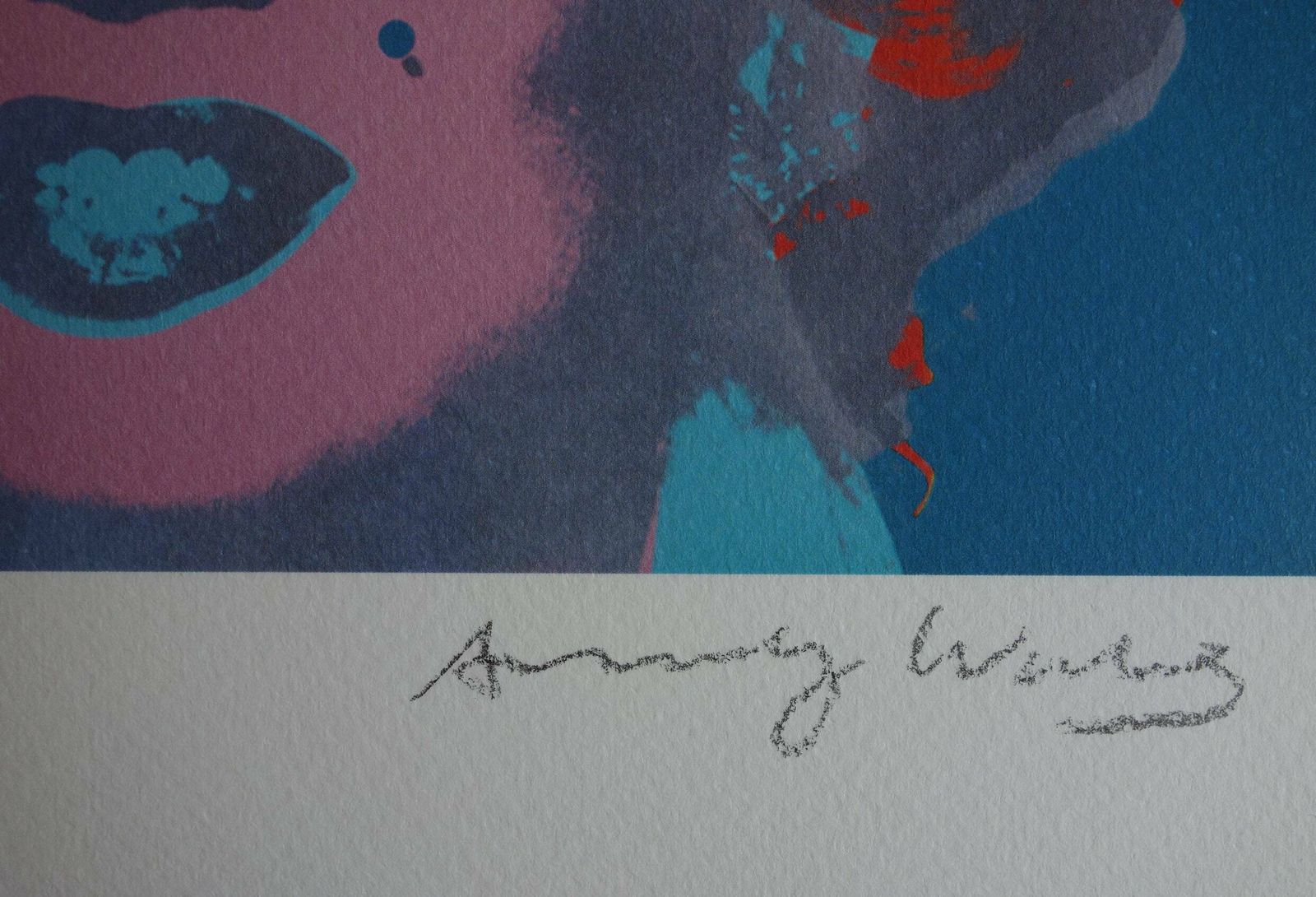 Fine Pop Art Limited Edition Print – Marylin Monroe, Andy Warhol, Signed & Numbered photo furniture