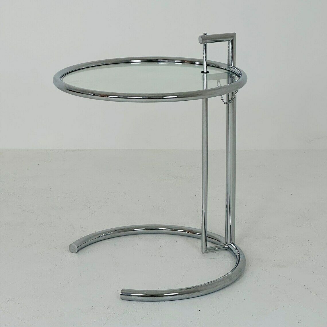 Mid Century Vintage Style Of The Adjustable Table E 1027 By Eileen Gray Italy 1990s photo furniture