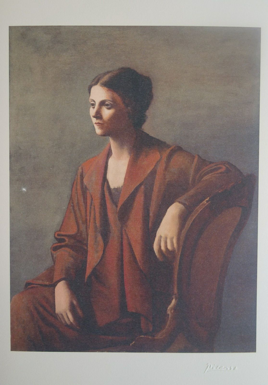 Fine Cubist Limited Edition Print   Rose Period Portrait Of A Woman, Pablo Picasso, Signed & Numbered photo buy