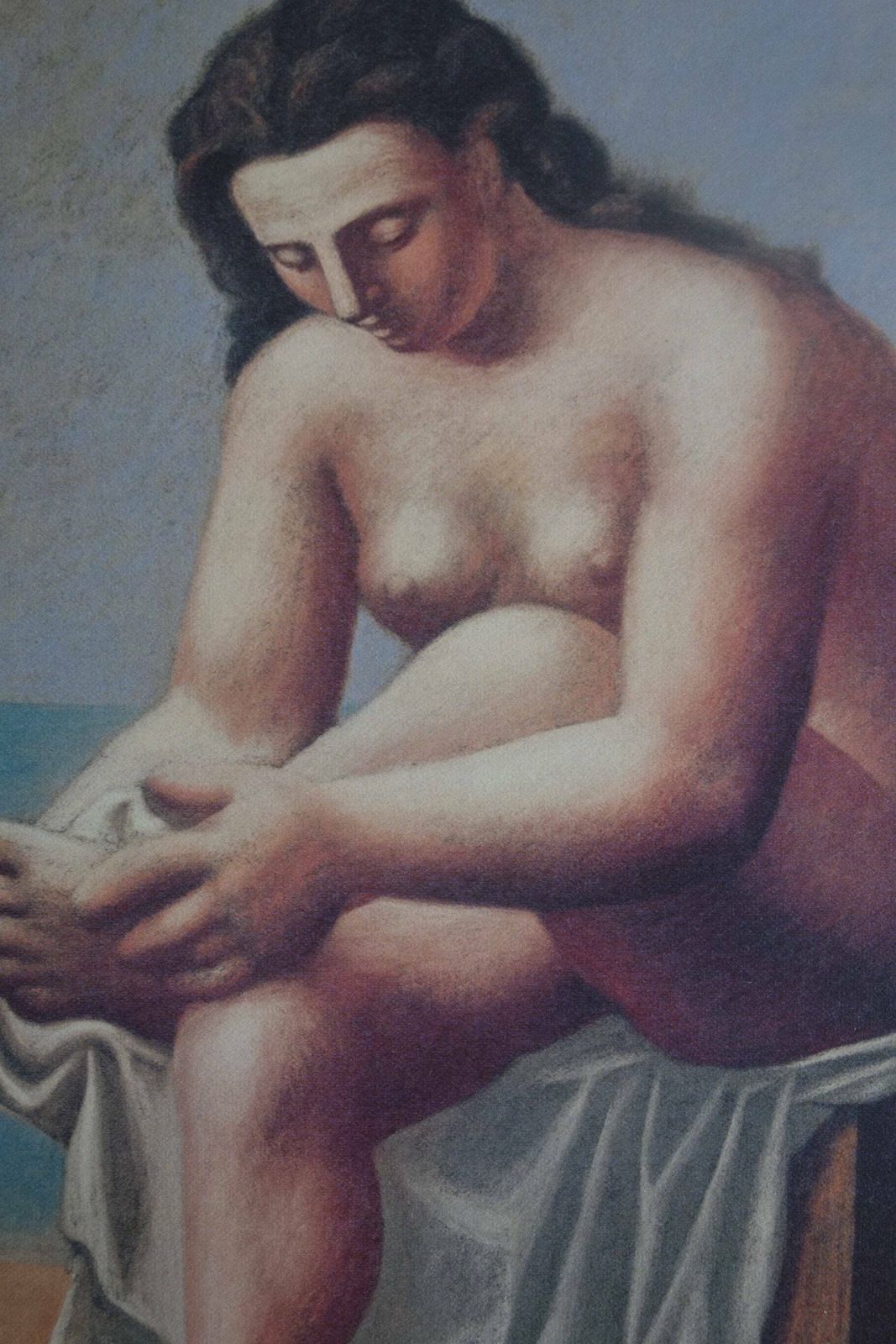 Fine Cubist Limited Edition Print   Blue Period Portrait Of A Woman, Pablo Picasso, Signed & Numbered photo Art