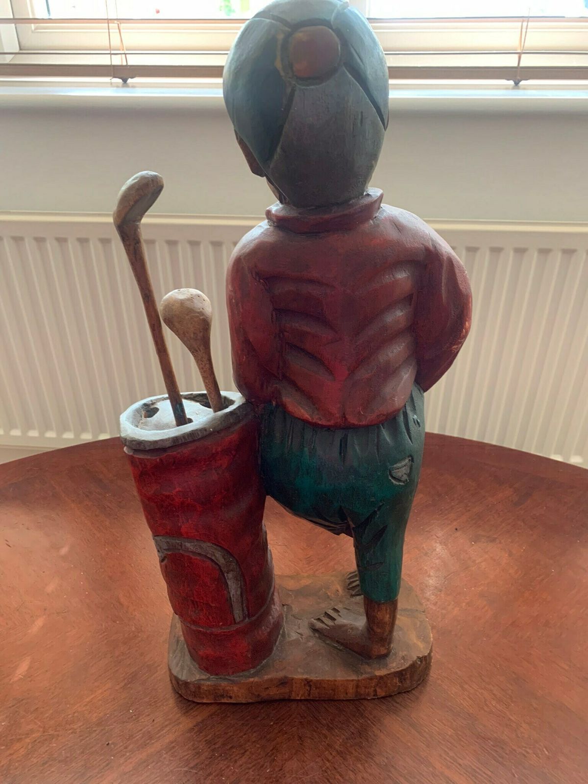 Introducing ‘Chip’ Art Deco Vintage Carved Wooden Golf Caddy/Mascot photo buy