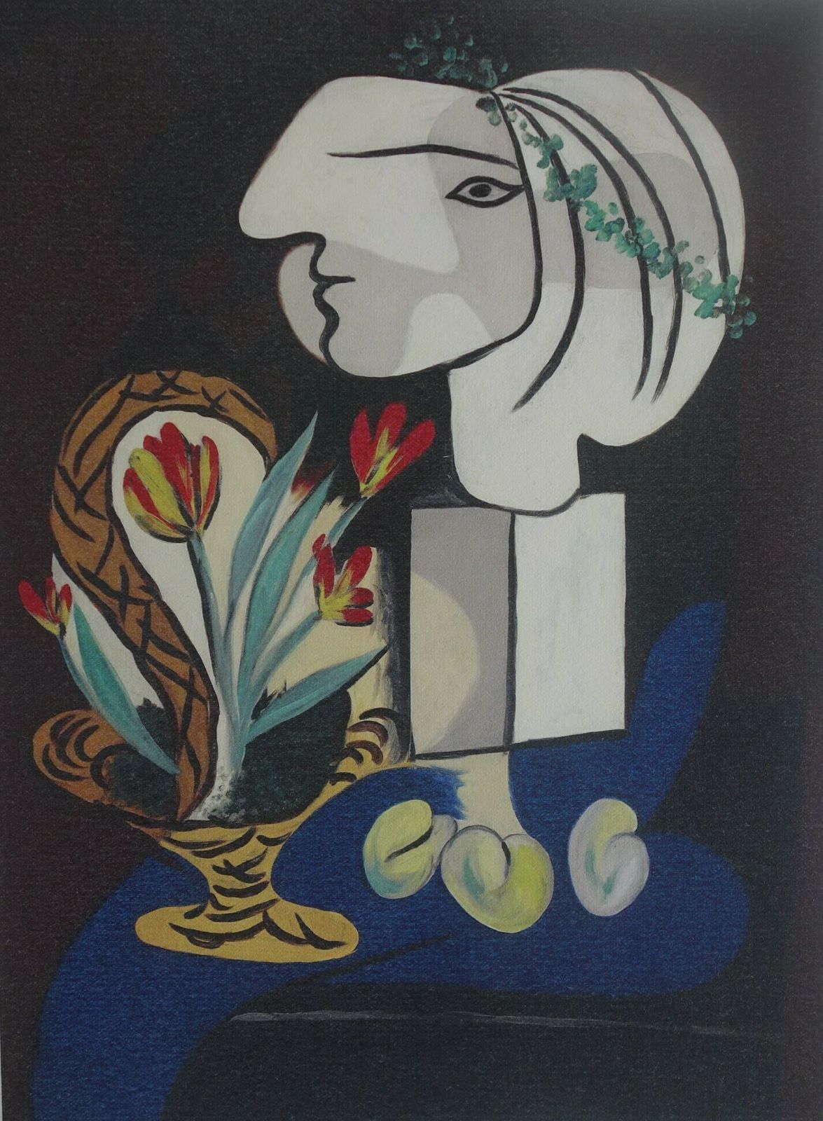 Fine Cubist Limited Edition Print – Still Life, Pablo Picasso, Signed & Numbered photo furniture