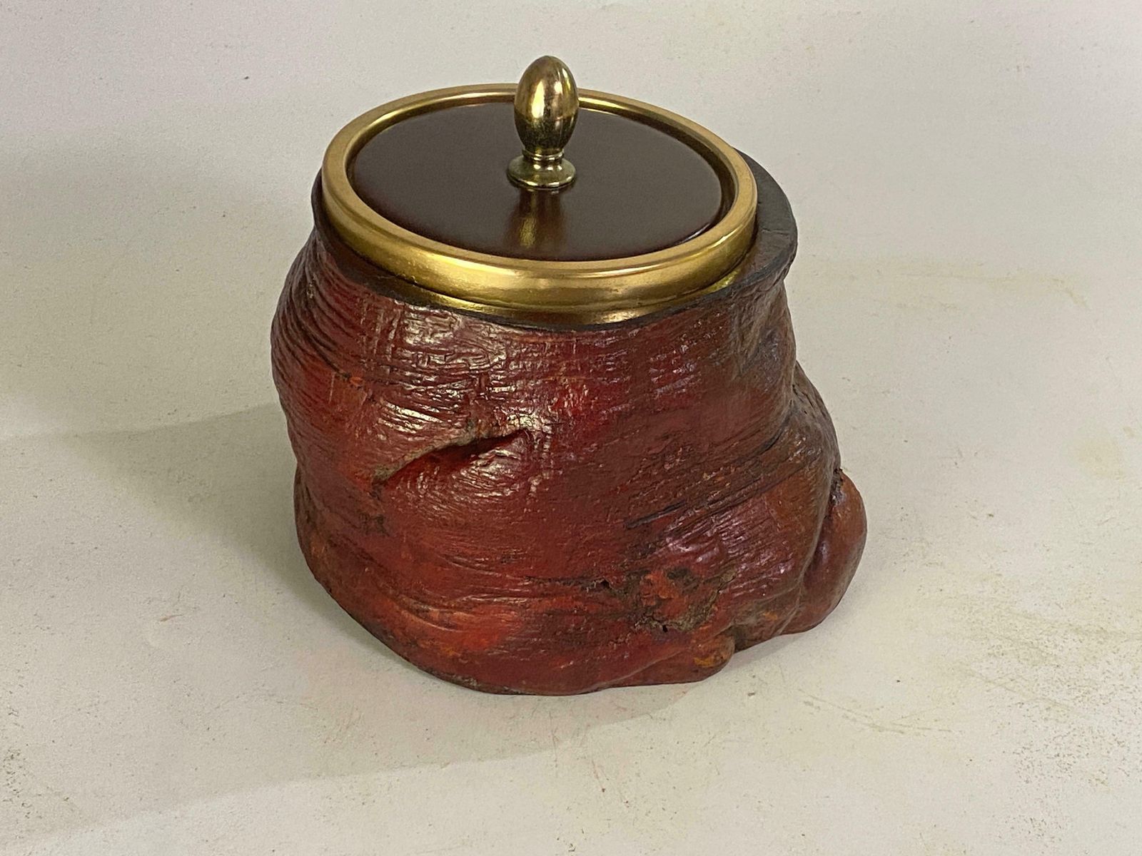 Ice Bucket In Plastic And Metal Switzerland Circa 1970 With A Leather Base photo 480.0