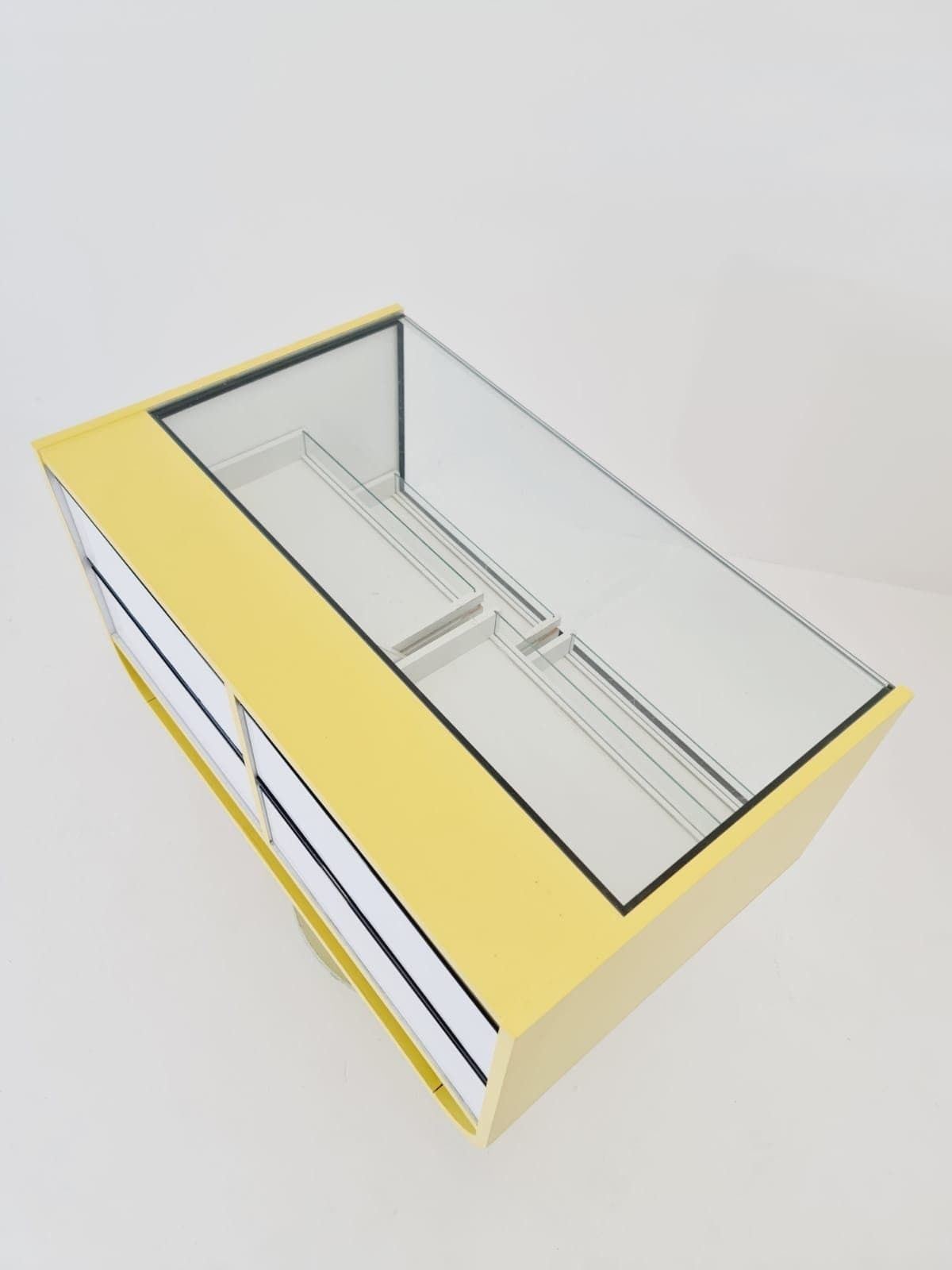 Space Age Mid Century Tulip Show Case Drawers With Glass Front 1970s photo 2484.0