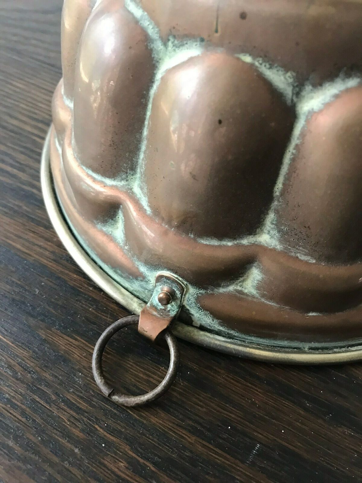 Antique Victorian Solid Copper Jelly Mould photo for sale