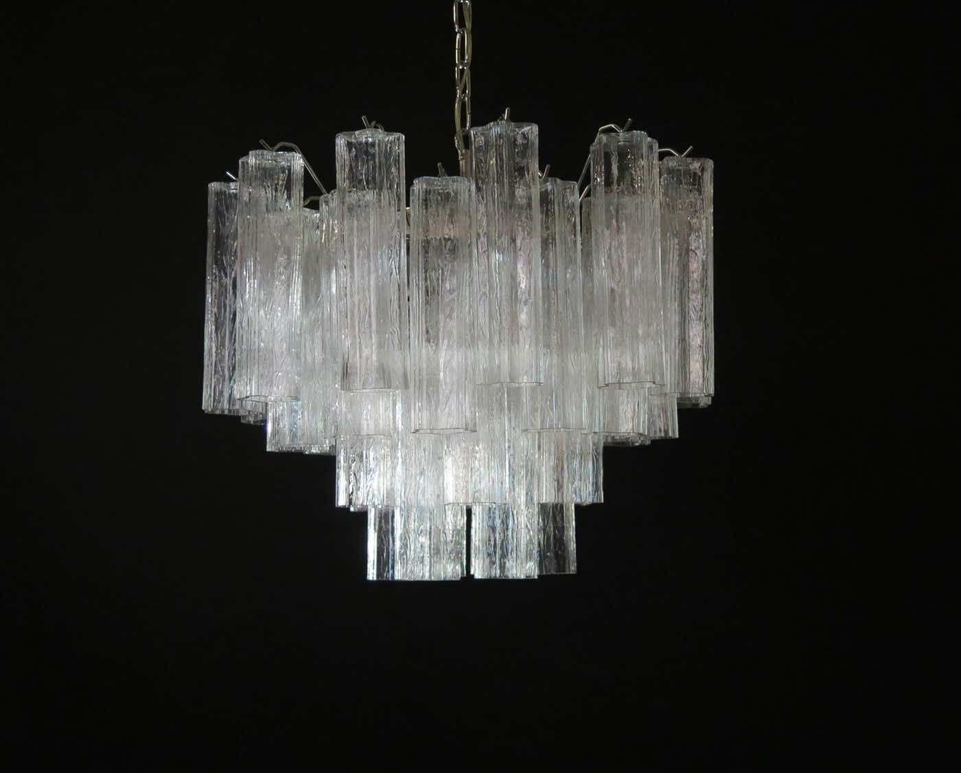 Tronchi Chandelier In The Style Toni Zuccheri For Venini, Murano, 1990 photo 1202.0