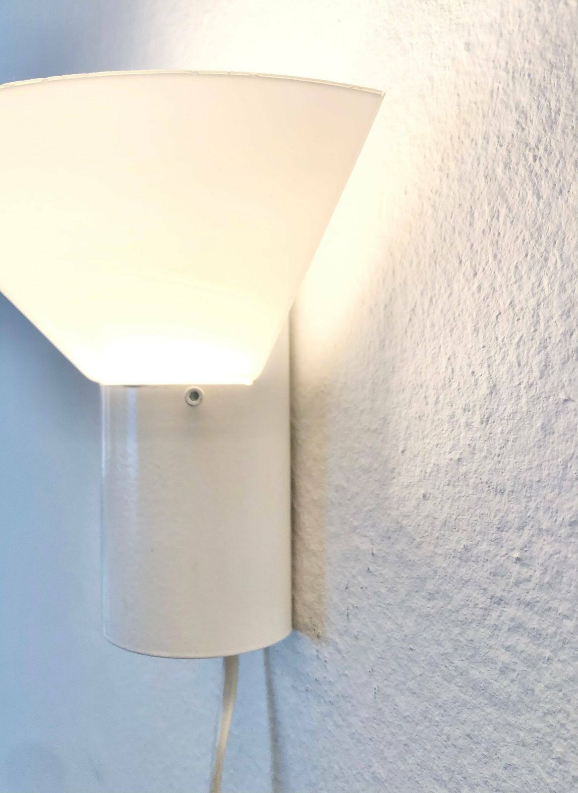 Pair Of Vintage Minimalist Danish Wall Lamps With Geometric Shapes   Design By Odreco Model “109” photo 233.0