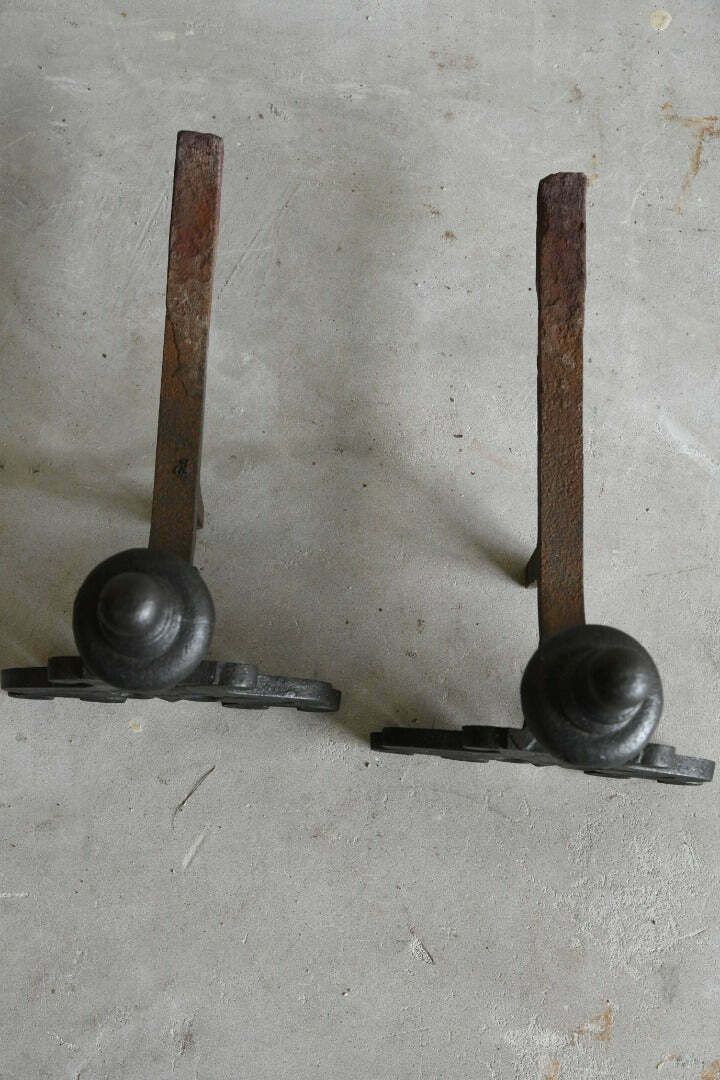 Pair French Style Andirons photo Home Fixtures