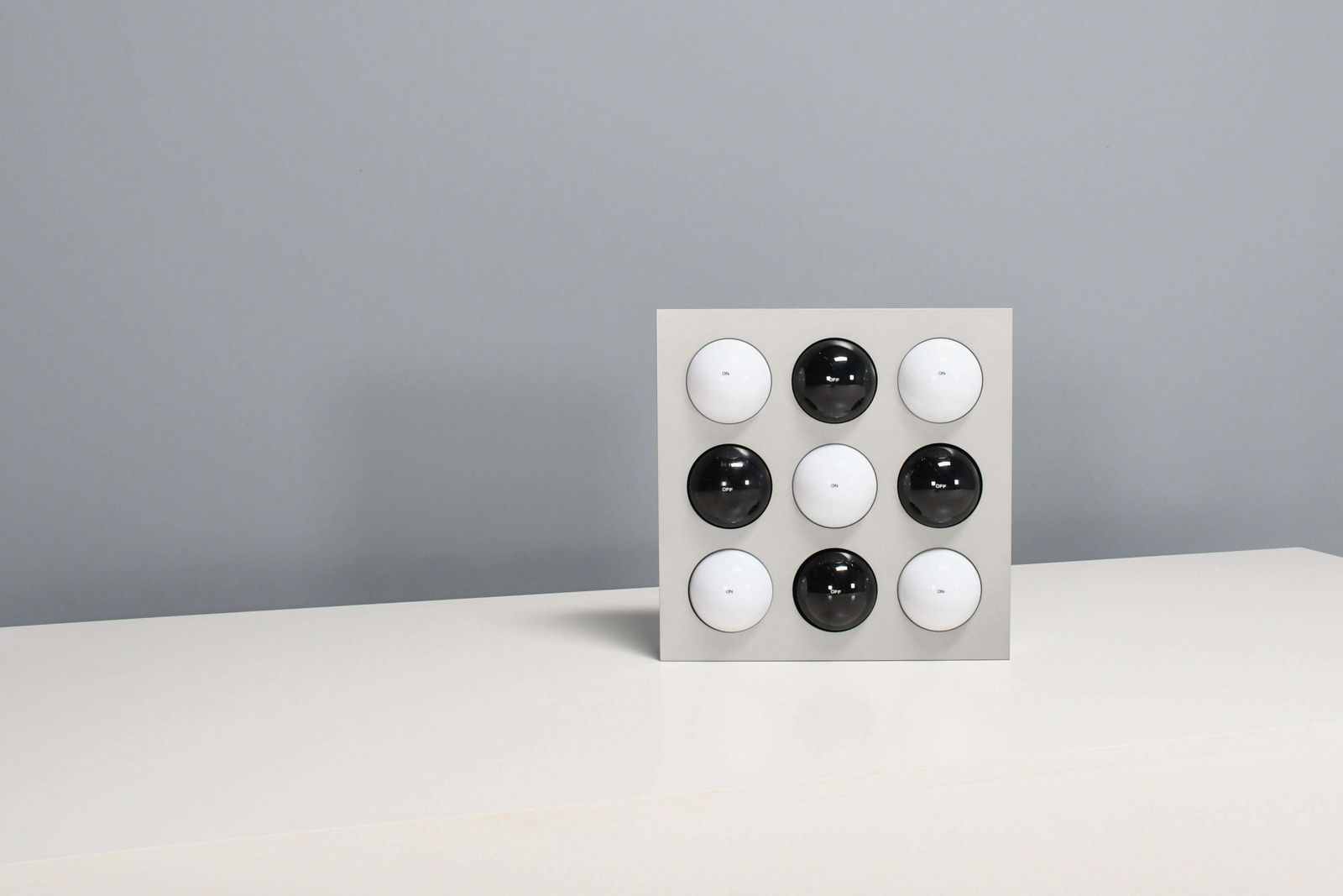 Rare ‘Fifty Fifty' Lamp Designed By Paul Talman, Circa 1965 photo for sale