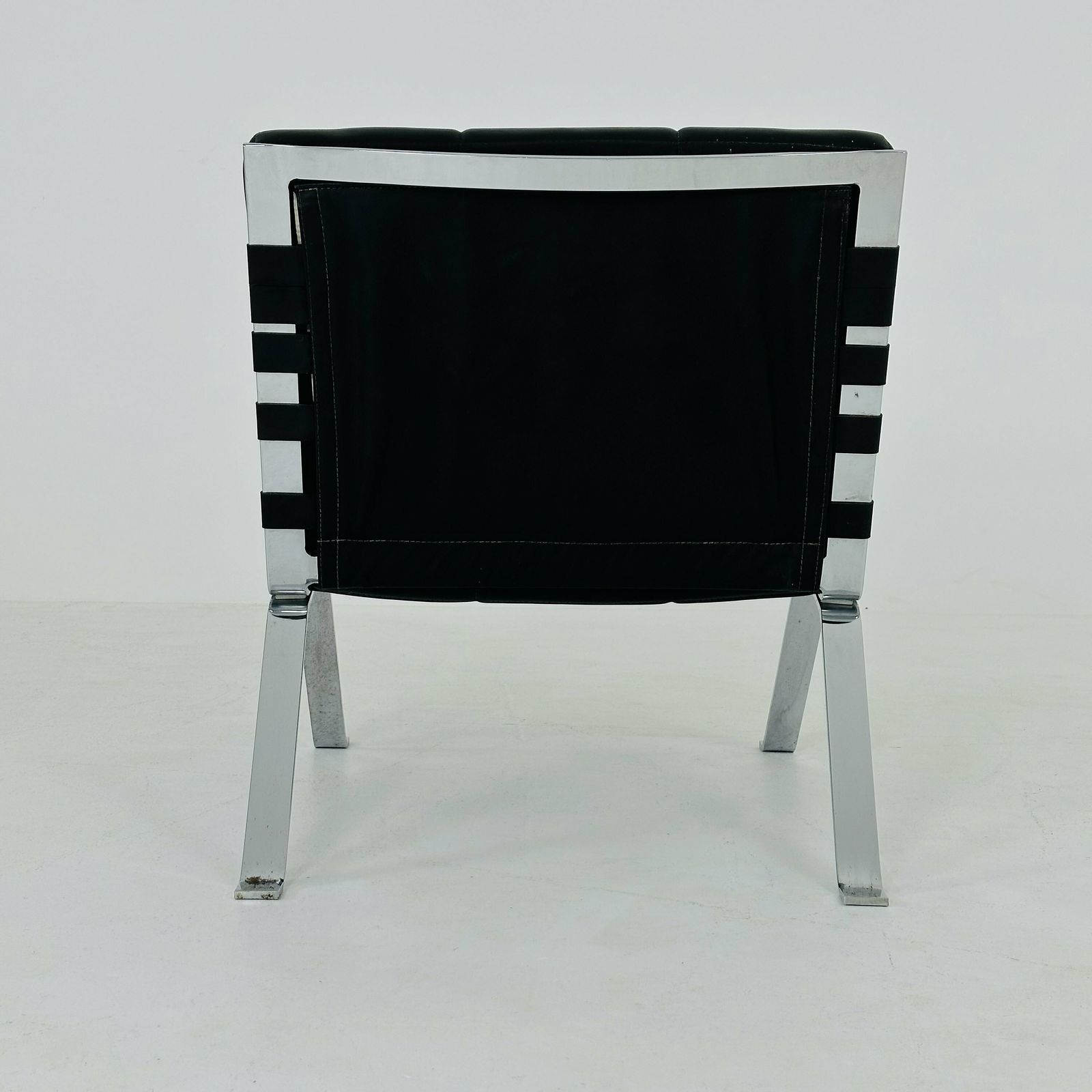 Mid Century Leather Lounge Euro Chair By Hans Eichenberger For Girsberger   1960s Switzerland photo 2033.0
