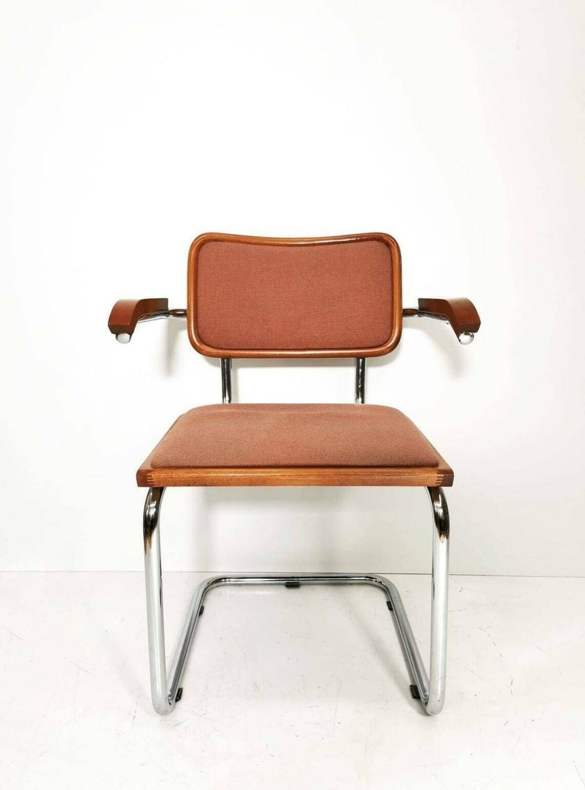 1 Of 6 Marcel Breuer B32 Upholstered Cesca Armchair  Bauhaus Design By Bene