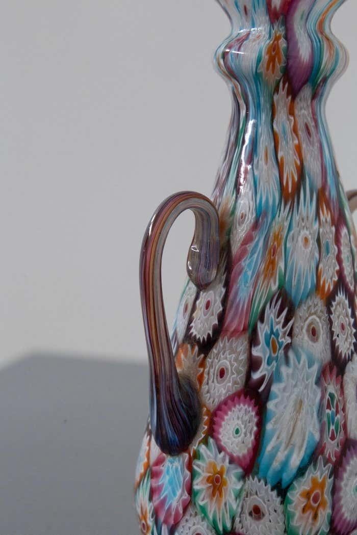 Murano Glass By Fratelli Toso Millefiori Vase Multicoloured photo 1389.0