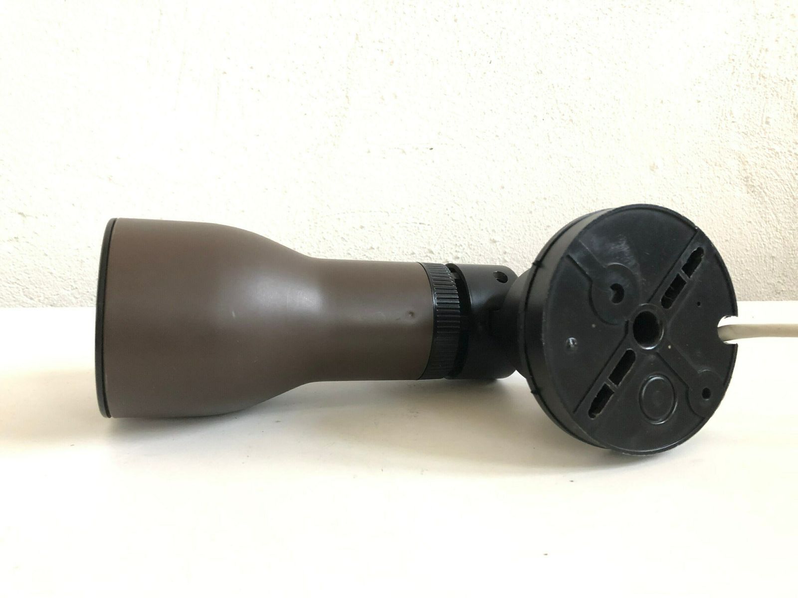 Dutch Vintage Spot Wall Lamp From The 1970s In Brown Metal And Black Plastic   Design From Philips photo buy
