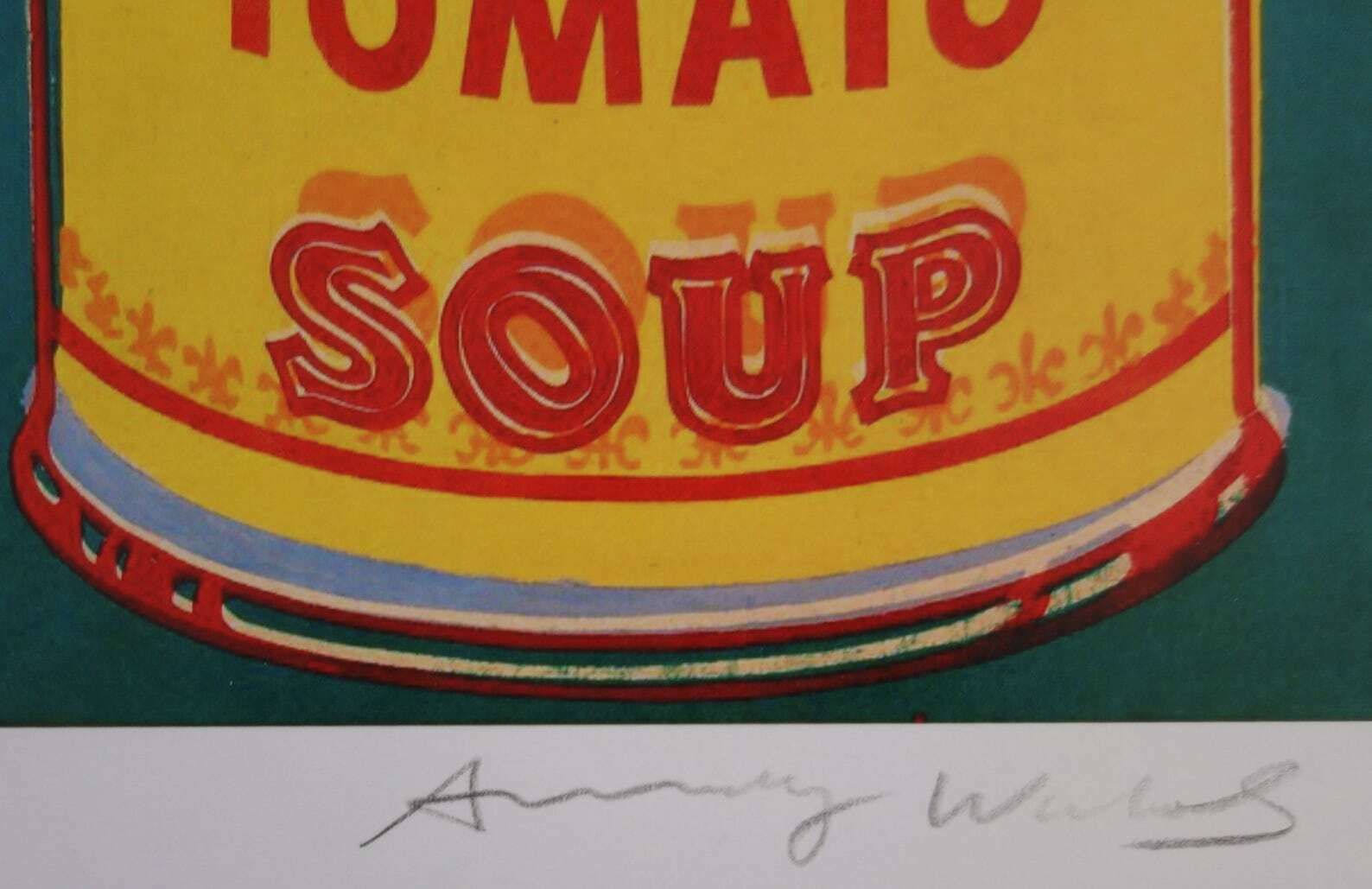 Fine Pop Art Limited Edition Trial Proof Print – Campbell’s Soup Can, Andy Warhol, Hand Signed photo 218.0