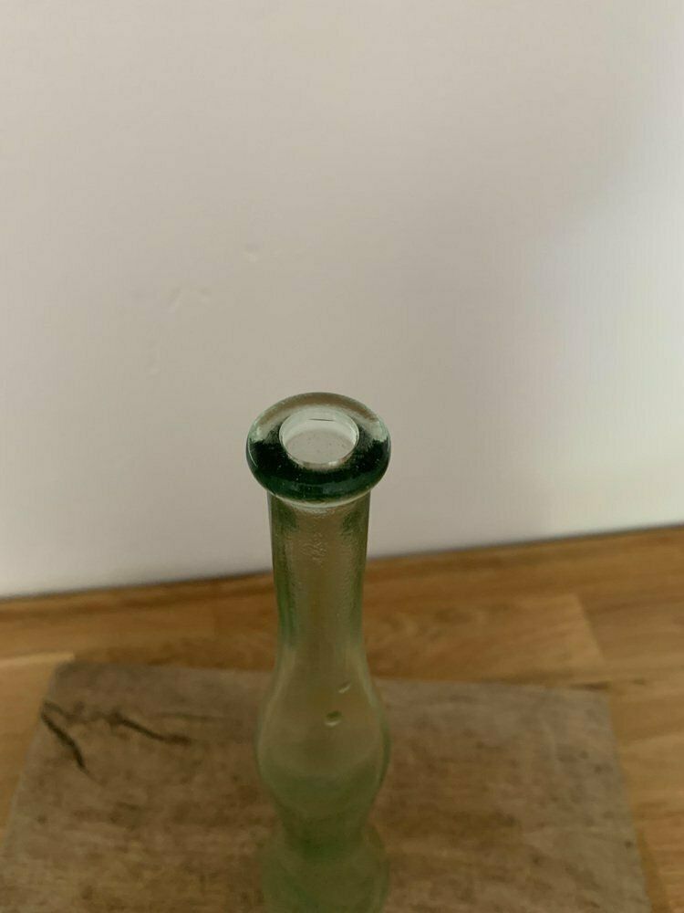 Mid Century Green Glass Vase, 1980s photo Home Decor