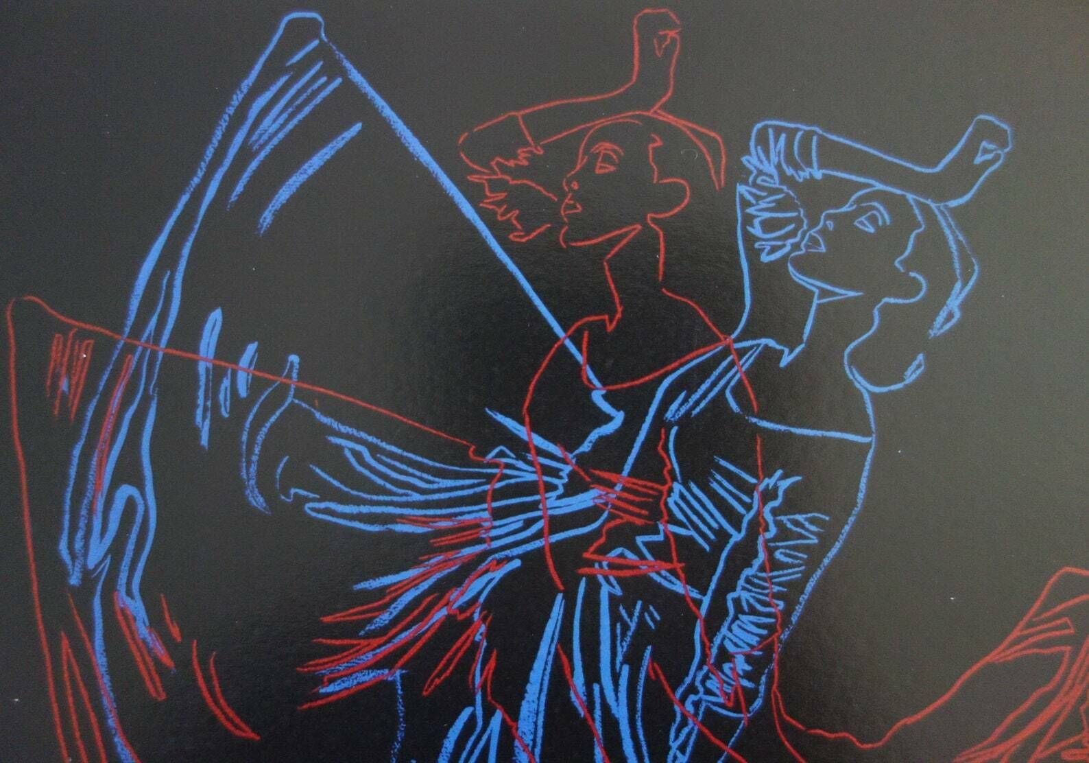 Fine Pop Art Limited Edition Print – Dancer, Andy Warhol, Signed & Numbered photo for sale
