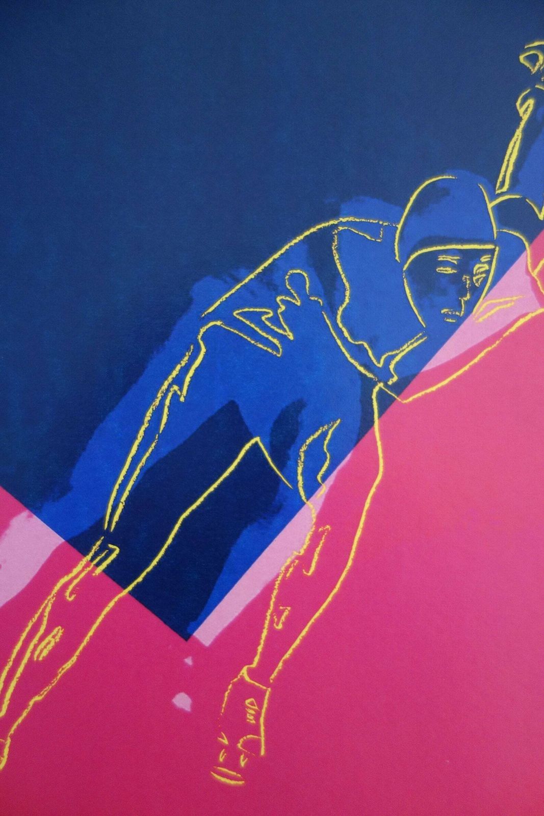 Fine Pop Art Limited Edition Print, Sportsman   Skating, Andy Warhol, Signed & Numbered photo for sale