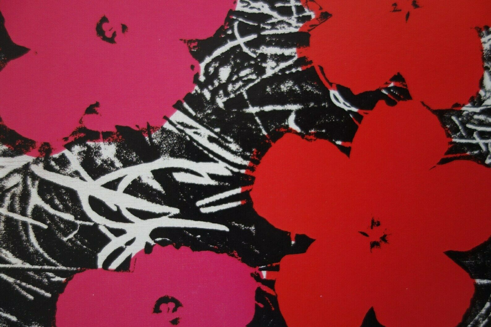 Fine Pop Art Limited Edition Print – Flowers, Andy Warhol, Stamp Signed & Numbered photo for sale